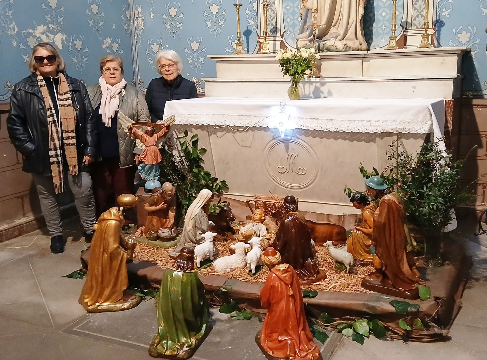 Restauration des santons de Noël